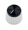 Knob Marshall style - black / white
